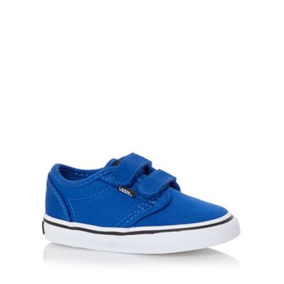Vans Boy's blue two tab canvas trainers